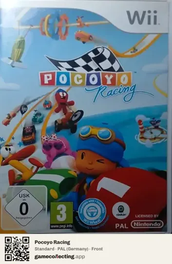 Pocoyo Racing Nintendo Wii, Germany box front