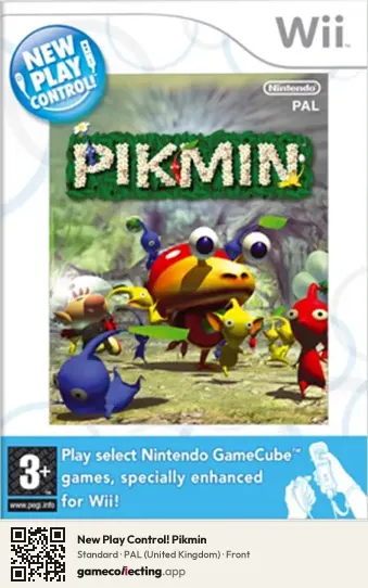 New Play Control! Pikmin Nintendo Wii, United Kingdom box front