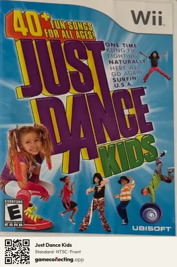 Just Dance Kids Nintendo Wii, NTSC box front