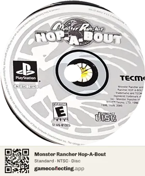 Monster Rancher Hop-A-Bout PlayStation, NTSC disc