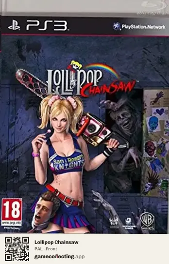 Lollipop Chainsaw PlayStation 3, PAL box front