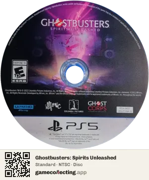 Ghostbusters: Spirits Unleashed PlayStation 5, NTSC disc