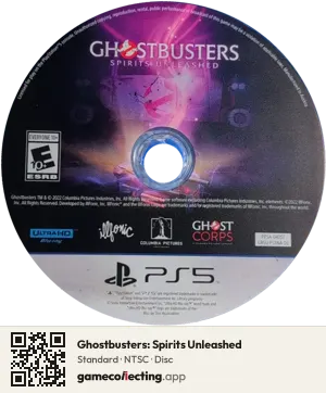 Ghostbusters: Spirits Unleashed PlayStation 5, NTSC disc