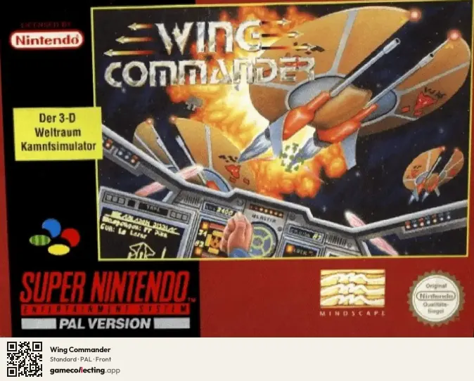 Wing Commander Super Nintendo Entertainment System, PAL box front