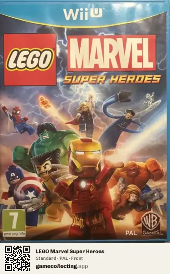 LEGO Marvel Super Heroes Nintendo Wii U, PAL box front
