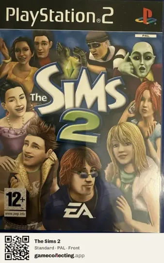The Sims 2 PlayStation 2, PAL box front
