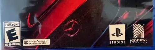 Gran Turismo 7, the ESRB box on its front
