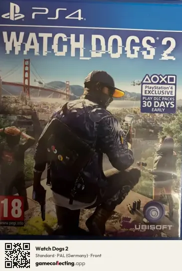 Watch Dogs 2 PlayStation 4, Germany box front