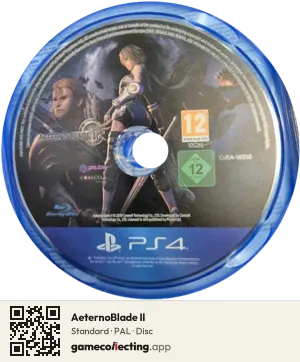 AeternoBlade II PlayStation 4, PAL disc