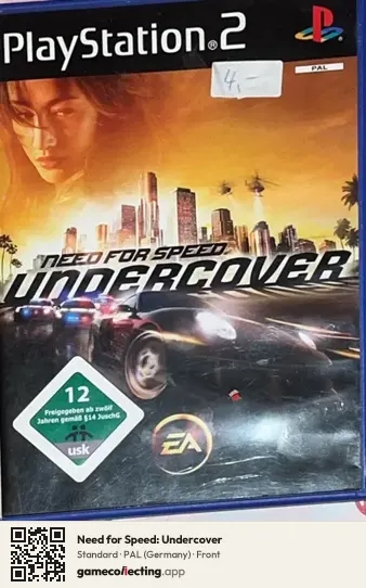 Need for Speed: Undercover PlayStation 2, Germany box front