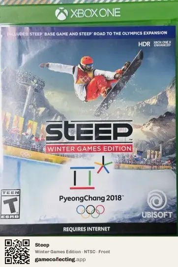 Steep Xbox One, NTSC box front