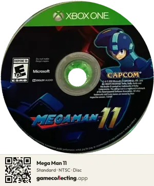 Mega Man 11 Xbox One, NTSC disc