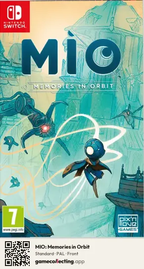 MIO: Memories in Orbit Nintendo Switch, PAL box front