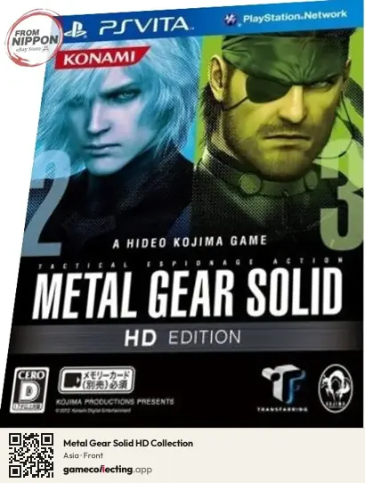 Metal Gear Solid HD Collection PlayStation Vita, Asia box front