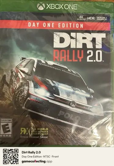 Dirt Rally 2.0 Xbox One, NTSC box front