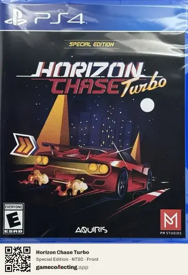 Horizon Chase Turbo PlayStation 4, NTSC box front