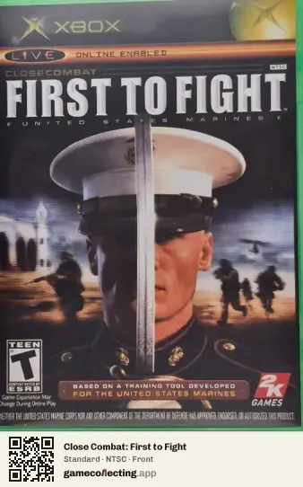 Close Combat: First to Fight Xbox, NTSC box front
