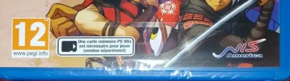 God Wars: Future Past, the PEGI square on its front