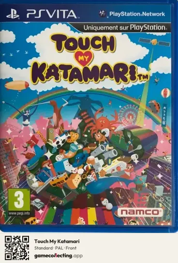 Touch My Katamari PlayStation Vita, PAL box front