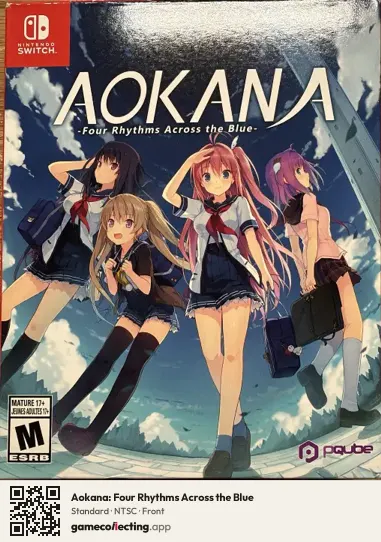 Aokana: Four Rhythms Across the Blue Nintendo Switch, NTSC box front