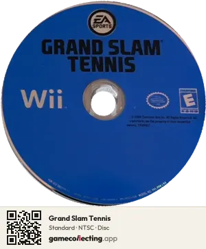 Grand Slam Tennis Nintendo Wii, NTSC disc