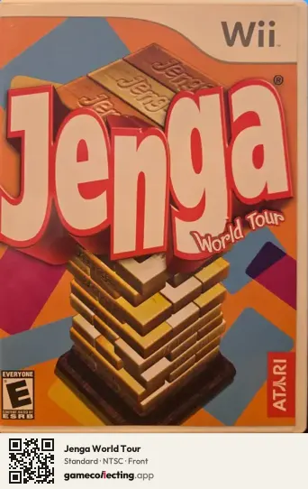 Jenga World Tour Nintendo Wii, NTSC box front