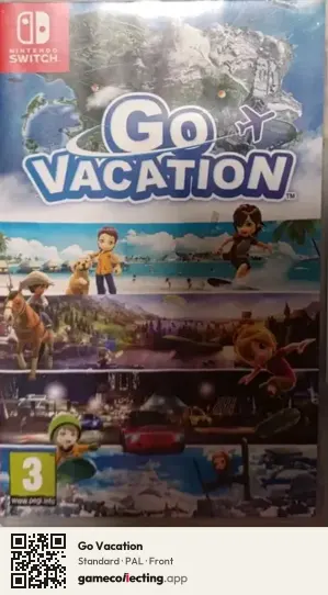Go Vacation Nintendo Switch, PAL box front