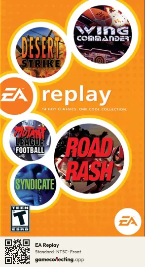 EA Replay PlayStation Portable, NTSC box front