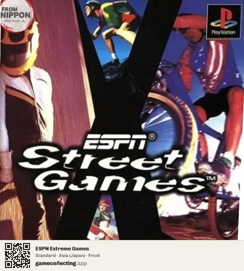 ESPN Extreme Games PlayStation, Asia box front