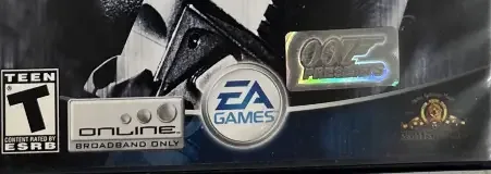 GoldenEye: Rogue Agent, the ESRB box on its front