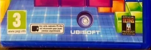 Tetris Ultimate, the PEGI square on its front