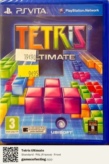 Tetris Ultimate PlayStation Vita, France box front