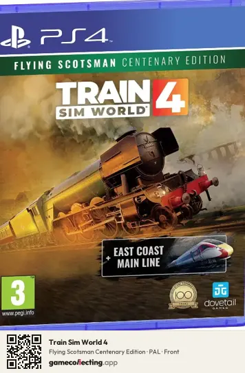 Train Sim World 4 PlayStation 4, PAL box front