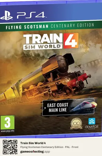 Train Sim World 4 PlayStation 4, PAL box front