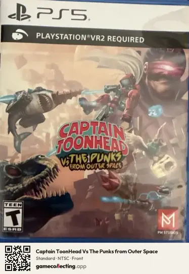 Captain ToonHead Vs The Punks from Outer Space PlayStation 5, NTSC box front