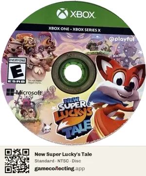 New Super Lucky's Tale Xbox One, NTSC disc