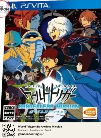 World Trigger: Borderless Mission PlayStation Vita, Asia box front