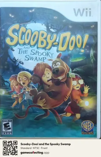 Scooby-Doo! and the Spooky Swamp Nintendo Wii, NTSC box front