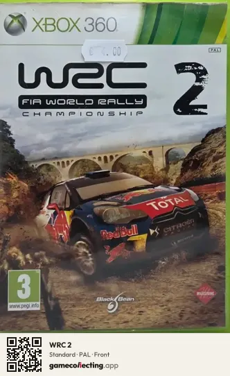 WRC 2 Xbox 360, PAL box front