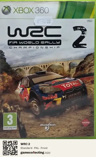WRC 2 Xbox 360, PAL box front