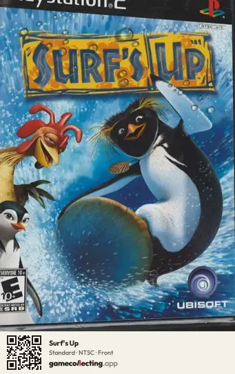 Surf's Up PlayStation 2, NTSC box front