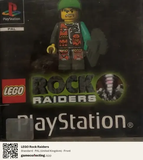 LEGO Rock Raiders PlayStation, United Kingdom box front