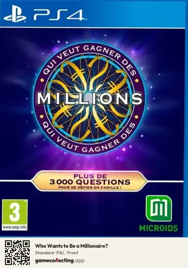 Who Wants to Be a Millionaire? PlayStation 4, PAL box front