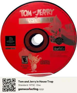 Tom and Jerry in House Trap PlayStation, NTSC disc