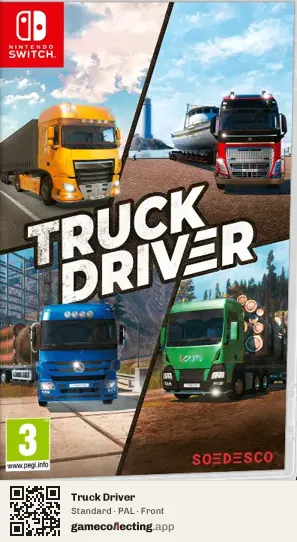 Truck Driver Nintendo Switch, PAL box front