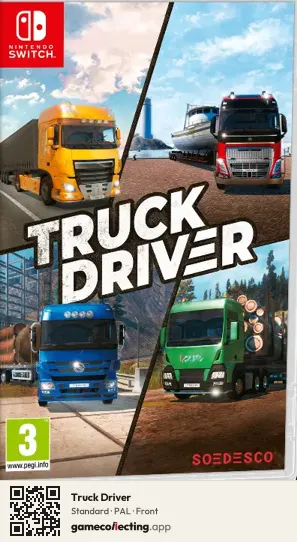 Truck Driver Nintendo Switch, PAL box front