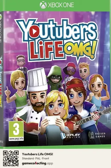 Youtubers Life OMG! Xbox One, PAL box front
