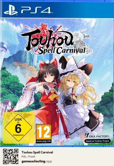Touhou Spell Carnival PlayStation 4, PAL box front