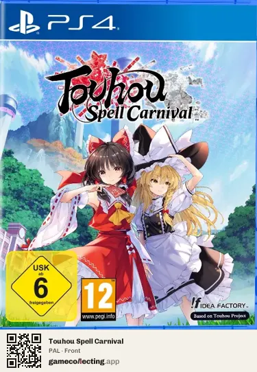 Touhou Spell Carnival PlayStation 4, PAL box front
