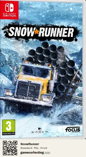SnowRunner Nintendo Switch, PAL box front